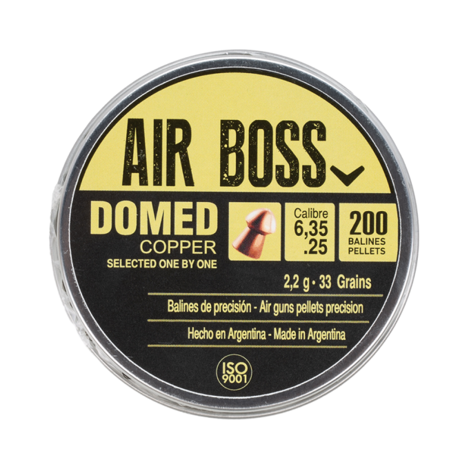 Пуля пневматическая APOLO AIR BOSS DOMED 6,35мм, 2,2гр (200 шт.) AirBossDomed-6.35-2.2 Пуля пневматическая APOLO AIR BOSS DOMED 6,35мм, 2,2гр (200 шт.) AirBossDomed-6.35-2.2