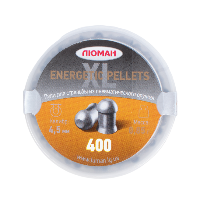 Пуля пневматическая ENERGETIC PELLETS XL, 0,85 гр, 4,5 мм (400 шт.) 00148291 Пуля пневматическая ENERGETIC PELLETS XL, 0,85 гр, 4,5 мм (400 шт.) 00148291