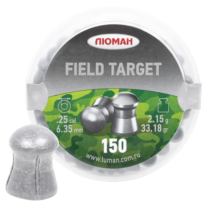 Пуля пневматическая FIELD TARGET 6,35мм, 2,15гр (150 шт.) 00242281 Пуля пневматическая FIELD TARGET 6,35мм, 2,15гр (150 шт.) 00242281